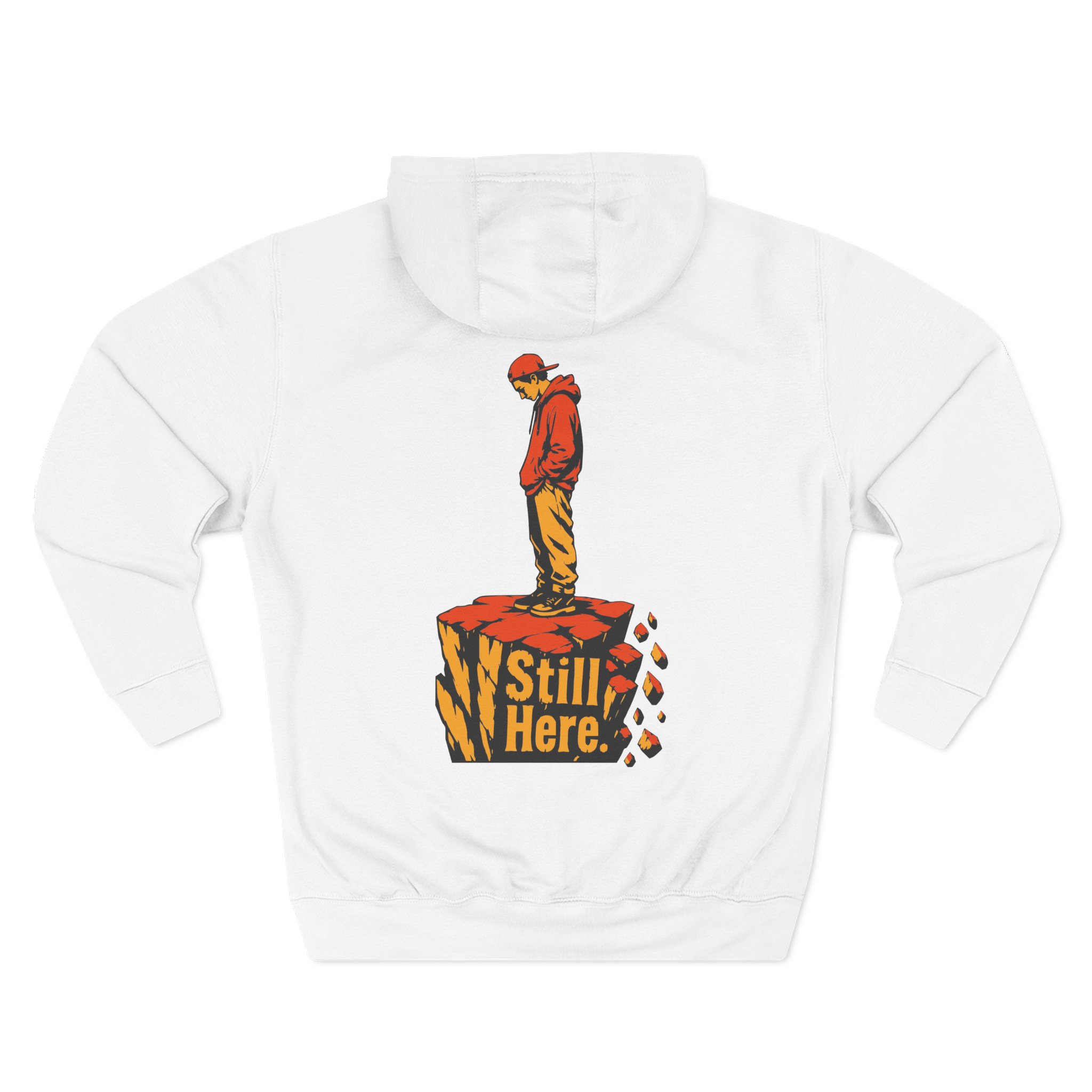 Still Here Crumbling Pillar - Premium Graphic Streetwear — Hoodie - Image 6
