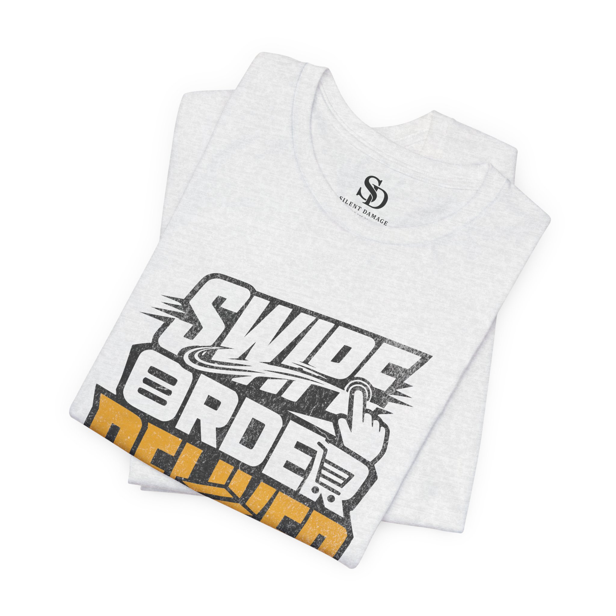 Swipe Order Deliver Repeat -Cycle Graphic Premium Streetwear Tee - Image 13
