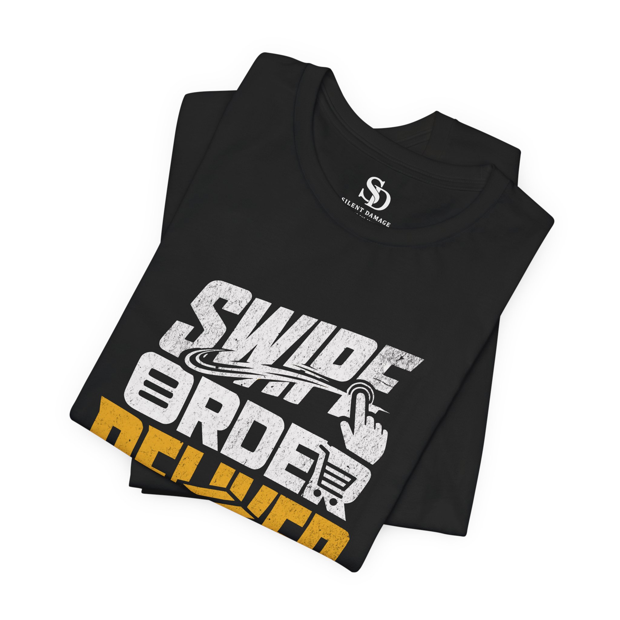 Swipe Order Deliver Repeat -Cycle Graphic Premium Streetwear Tee - Image 8