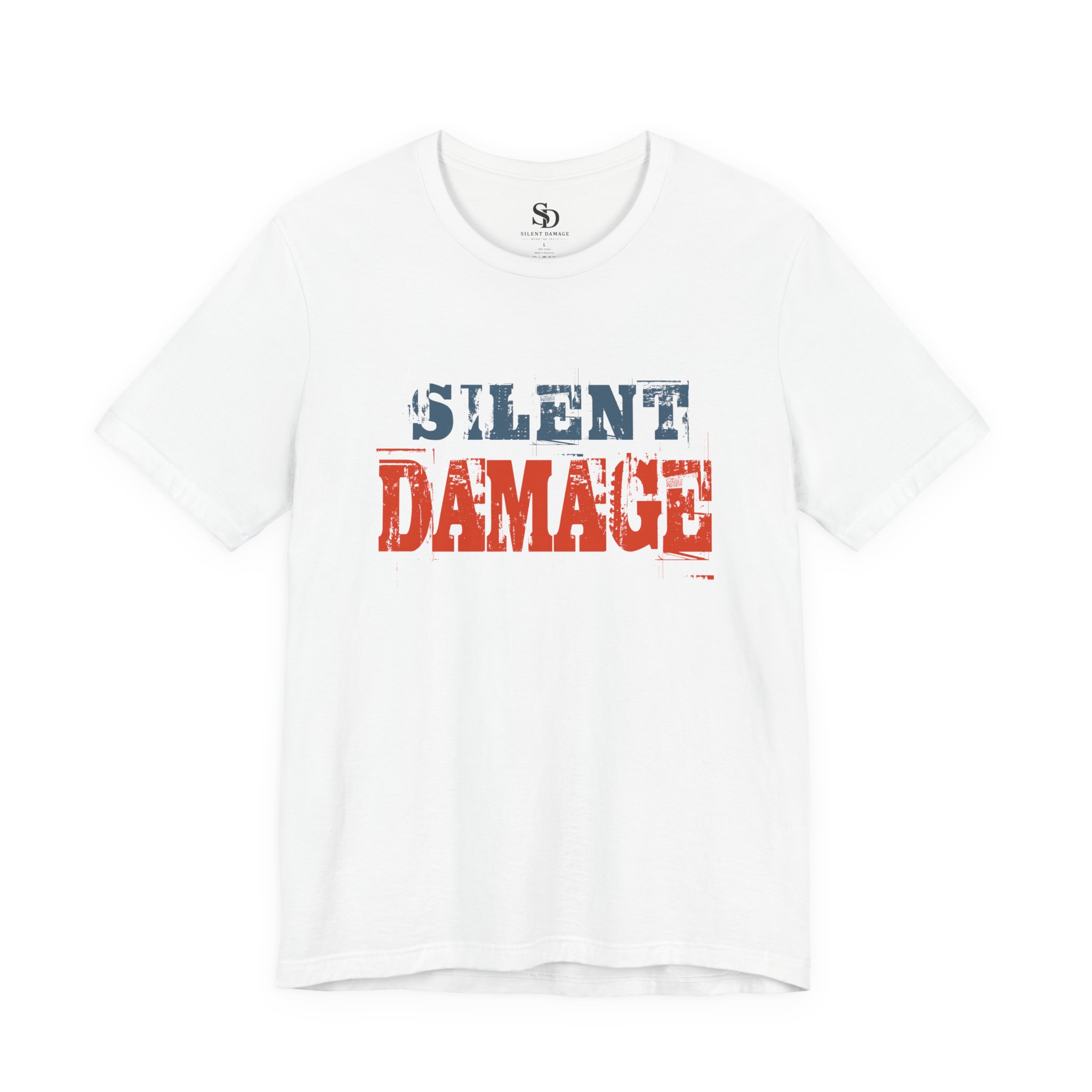 Silent Damage Brand Statement - Graphic Tee Streetwear Premium Apparel for Men and Women - Image 7