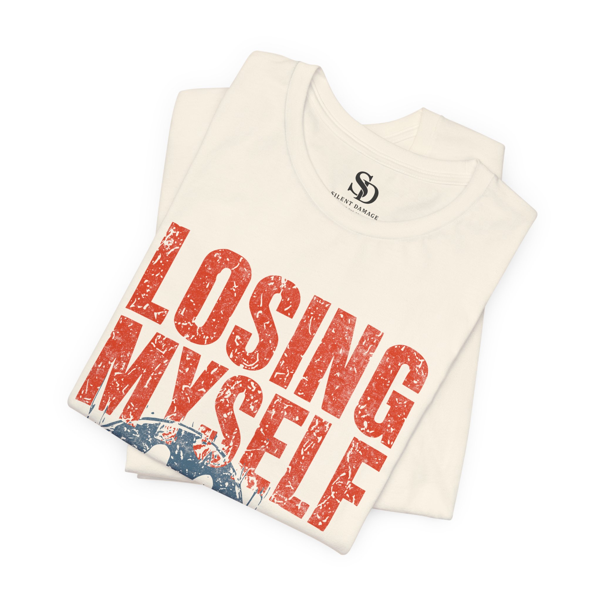 Losing Myself On Purpose This Time - Graphic Premium Everyday Tee - Image 7