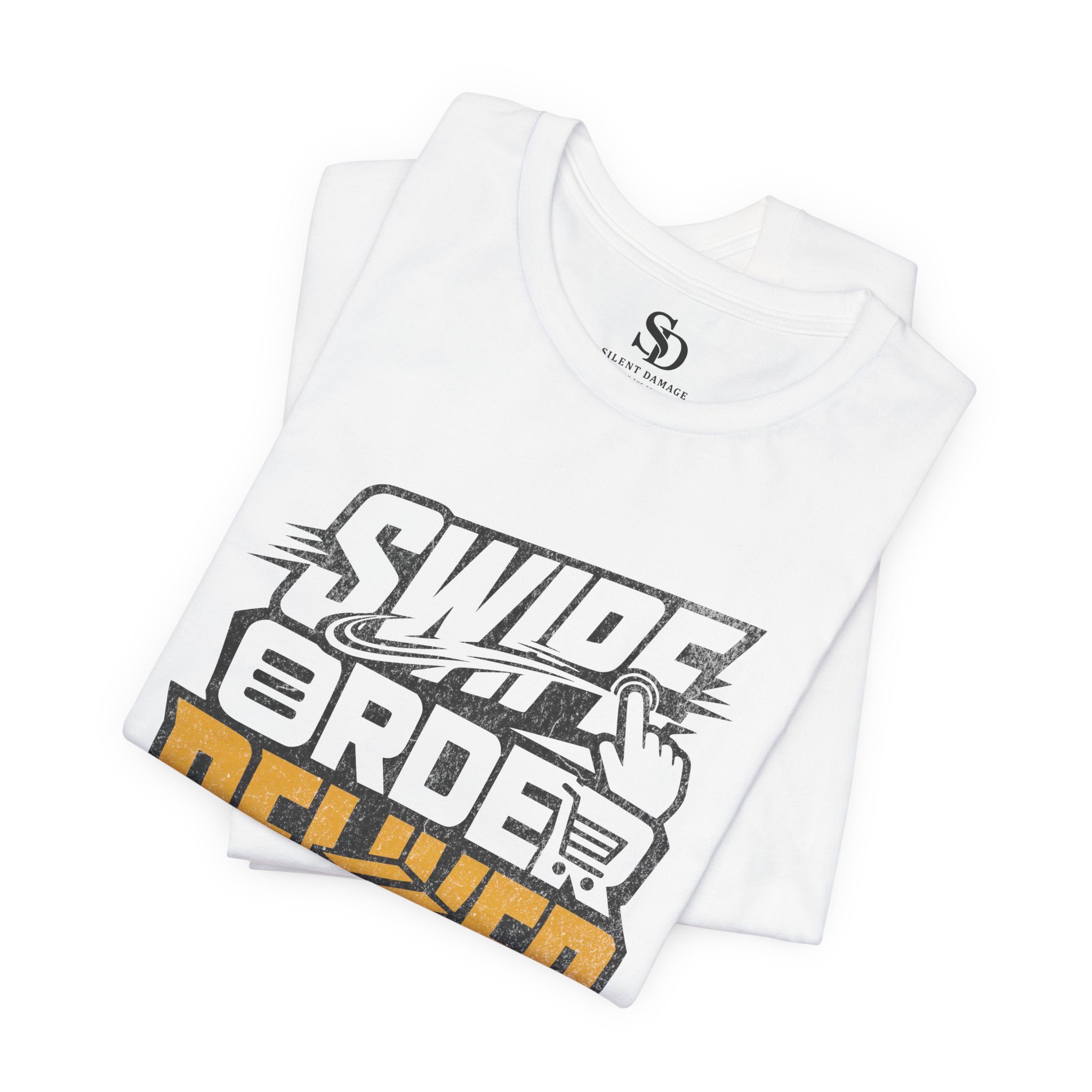 Swipe Order Deliver Repeat -Cycle Graphic Premium Streetwear Tee - Image 11