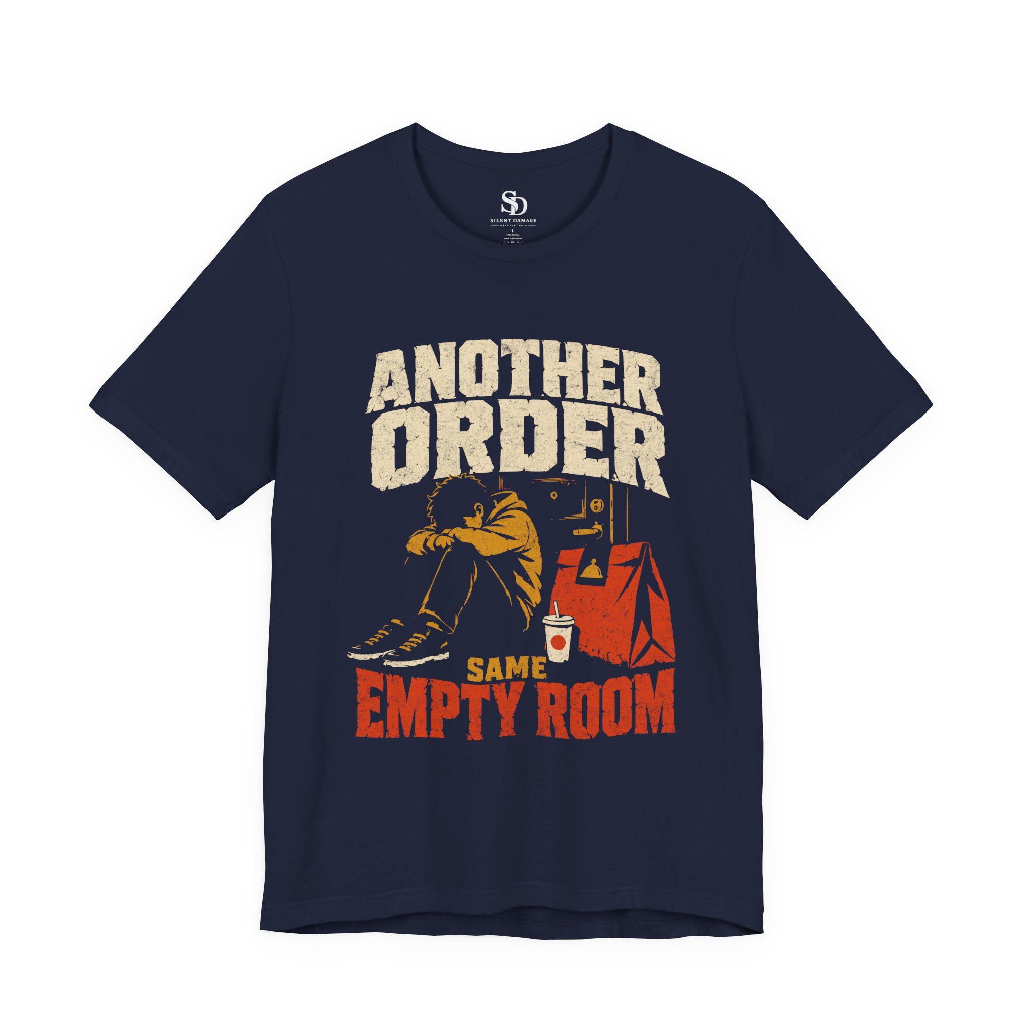 Another Order Same Empty Room - Delivery Avoidance Graphic Tee - Image 9