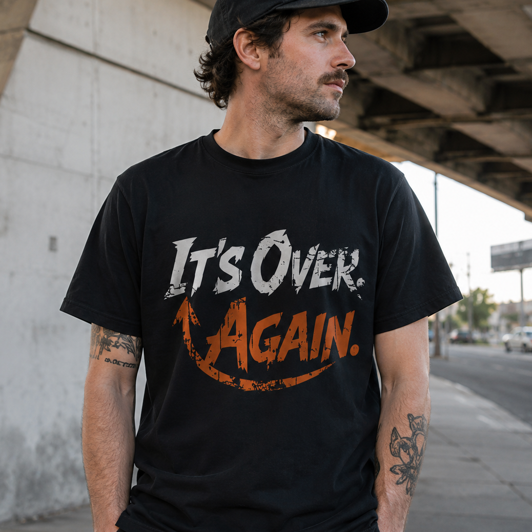 Its Over Again T-Shirt - Cyclical Pain, Breakup, Relapse, Exhaustion - Image 4
