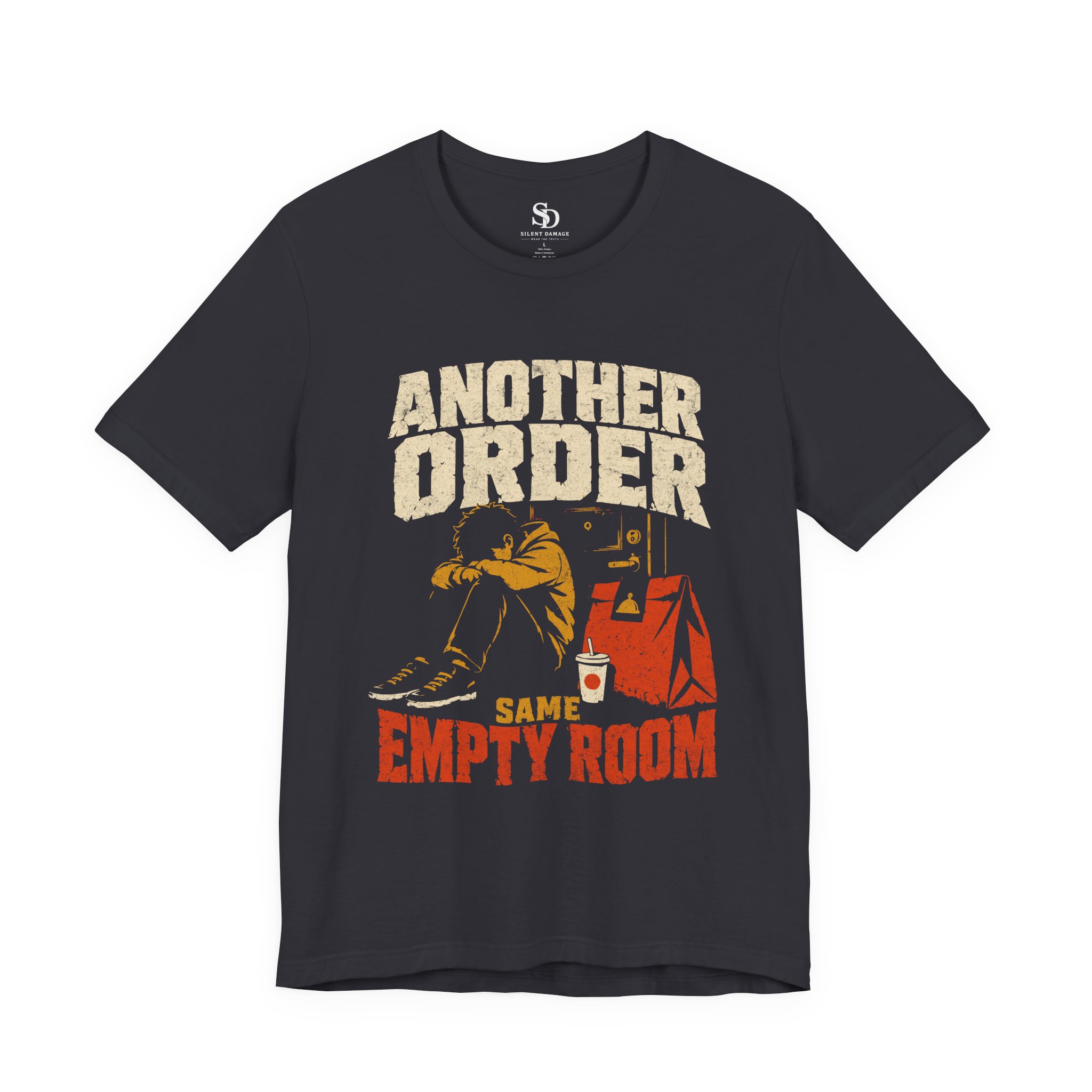 Another Order Same Empty Room - Delivery Avoidance Graphic Tee - Image 13