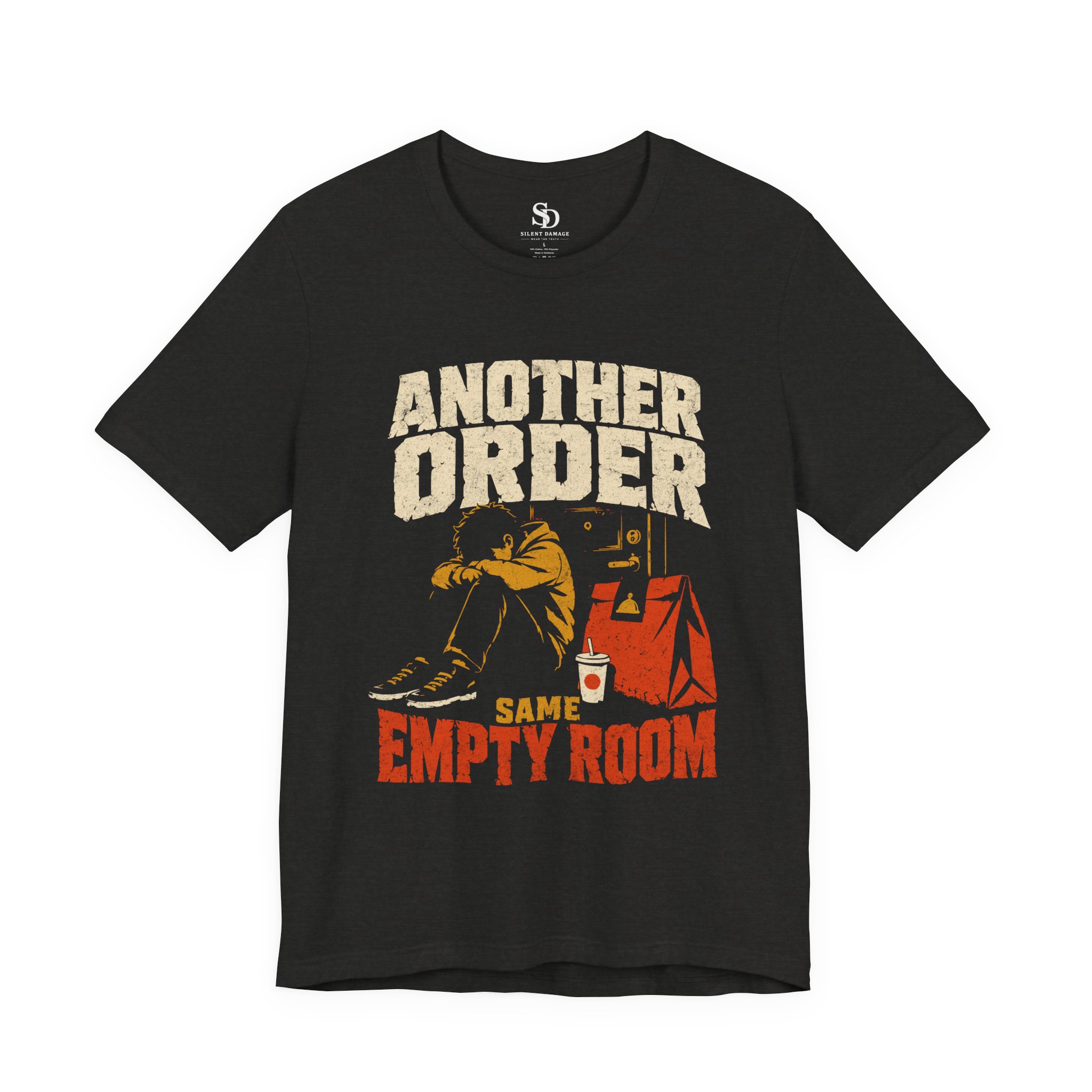 Another Order Same Empty Room - Delivery Avoidance Graphic Tee - Image 7