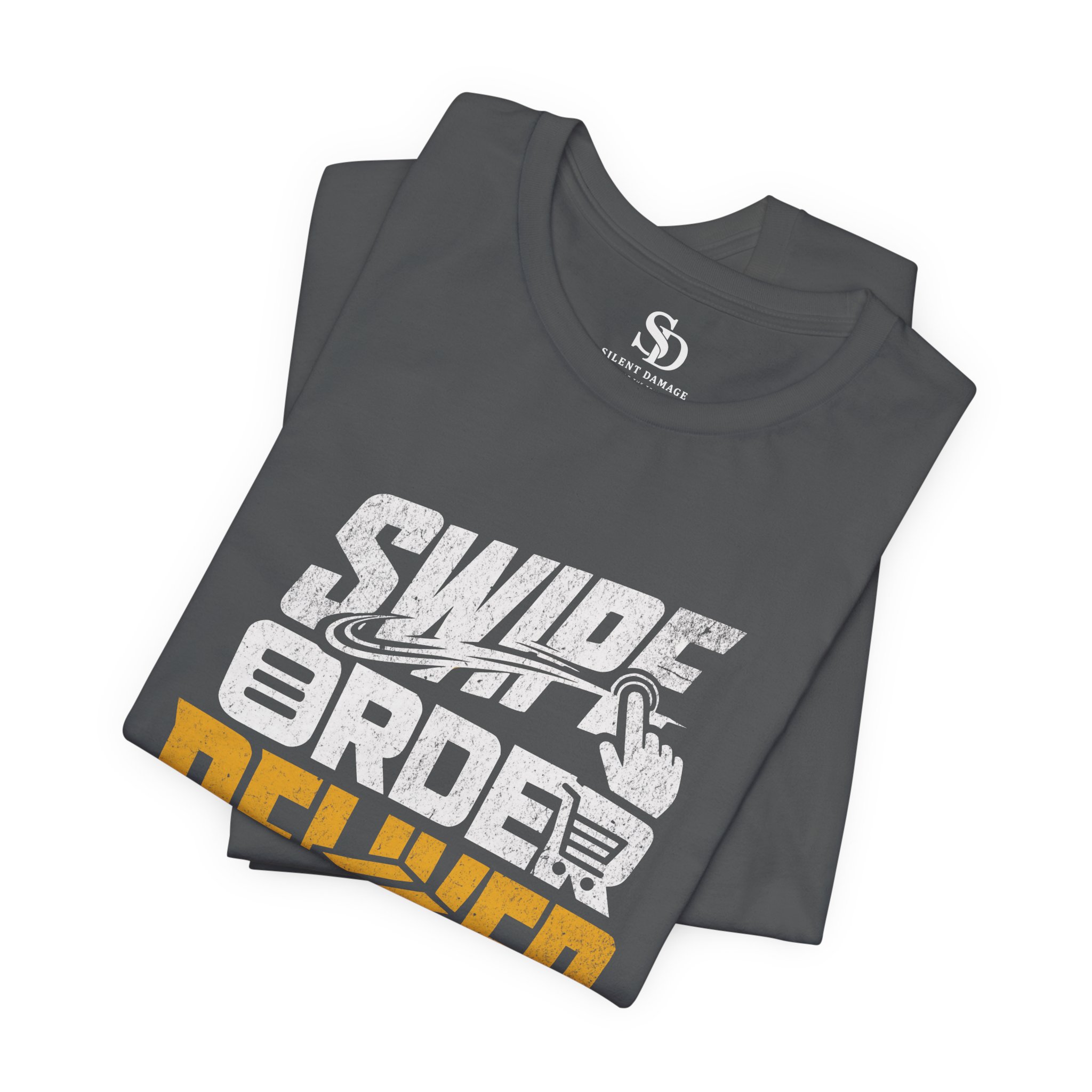 Swipe Order Deliver Repeat -Cycle Graphic Premium Streetwear Tee - Image 15