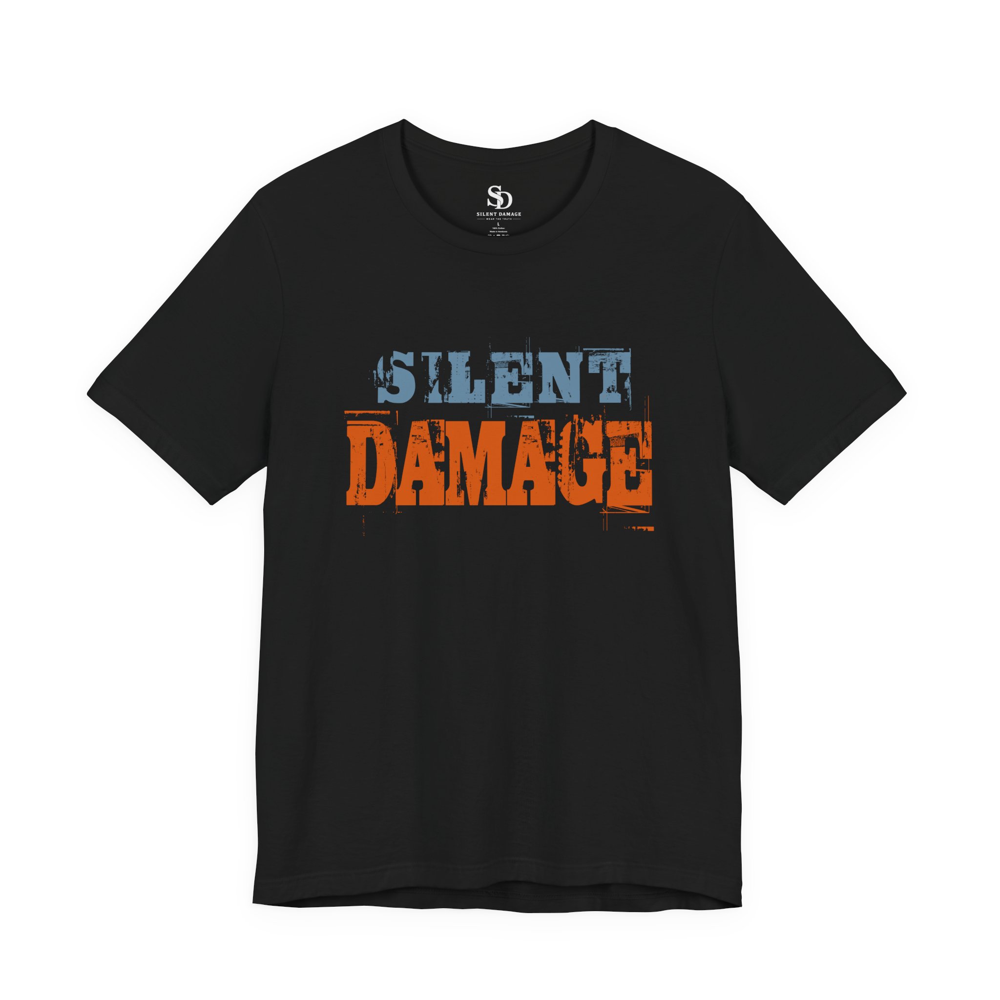 Silent Damage Brand Statement - Graphic Tee Streetwear Premium Apparel for Men and Women - Image 2
