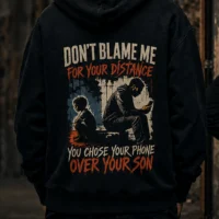 Don't Blame Me For Your Distance - Phone Hoodie Premium Streetwear
