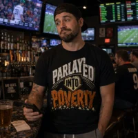 Parlayed Into Poverty - Sports Betting Truth Graphic Tee  - Premium Streetwear