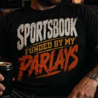 Sportsbook Funded By My Parlays - GameDay Graphic Tee Streetwear