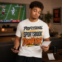 Professional Sportsbook Donator - Ticket Frame Graphic GameDay Tee