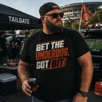 The Underdog Got Bit - Sports Betting Graphic Tee Gamewear