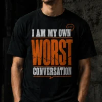 I Am My Own Worst Conversation T-Shirt - Speech Bubble Streetwear