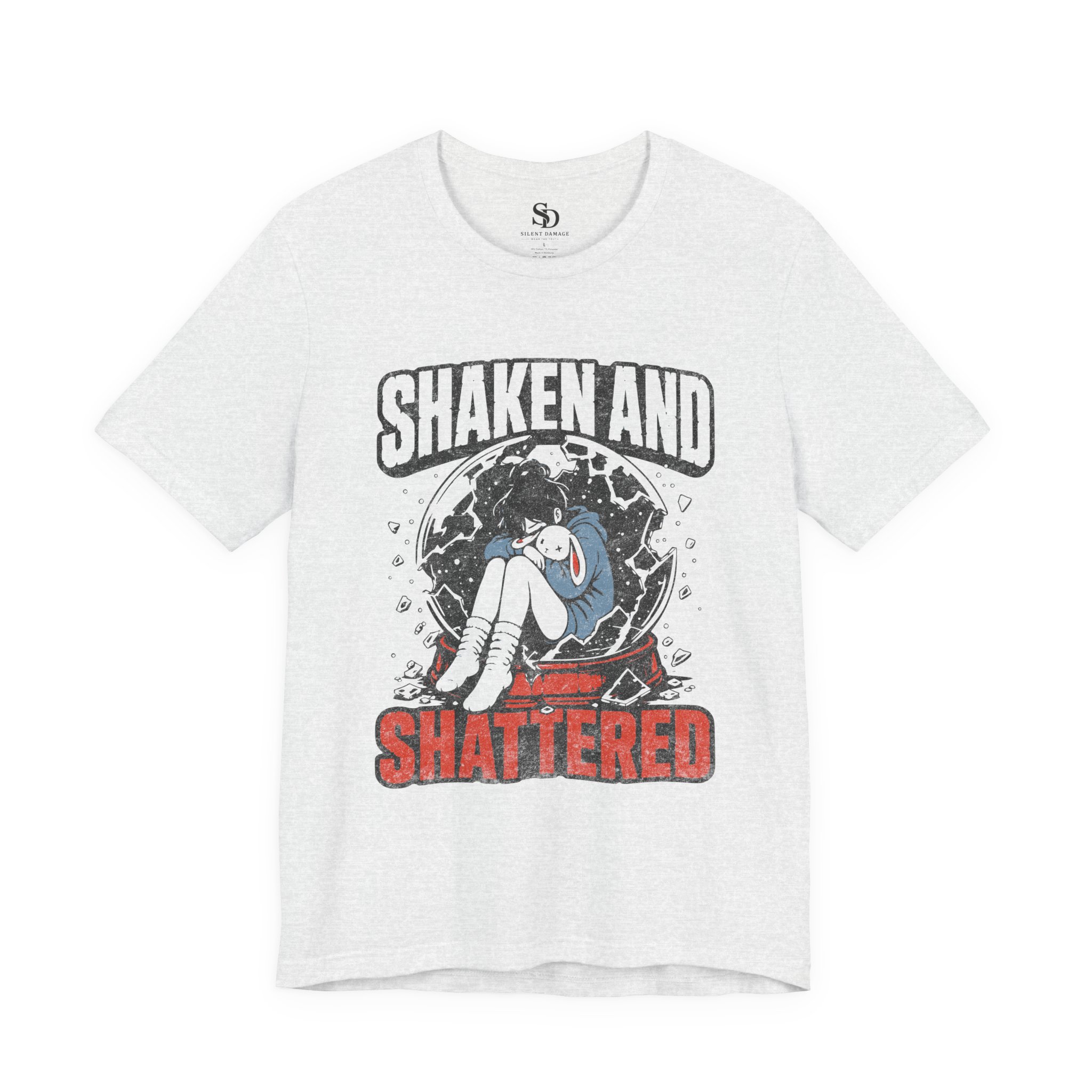 Shaken And Shattered - Broken Snow Globe Premium Street-SleepWear Tee - Image 14