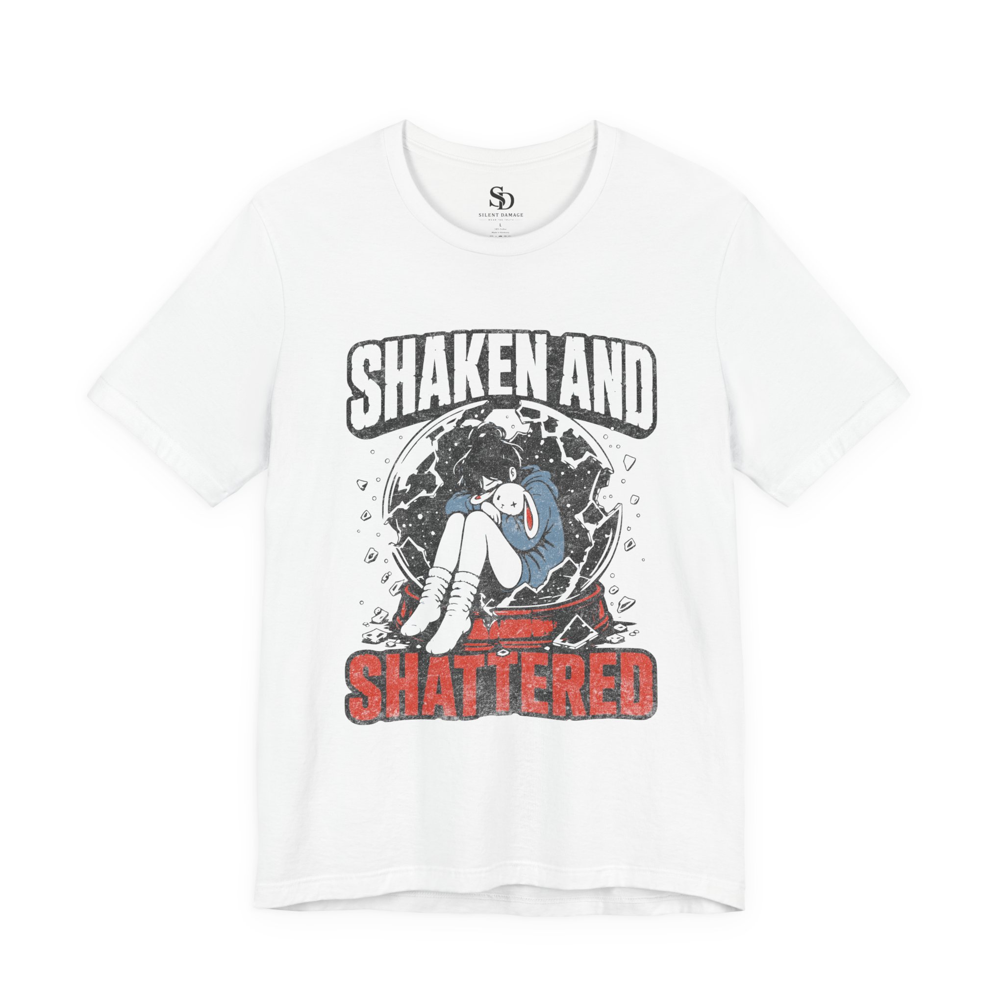 Shaken And Shattered - Broken Snow Globe Premium Street-SleepWear Tee - Image 11