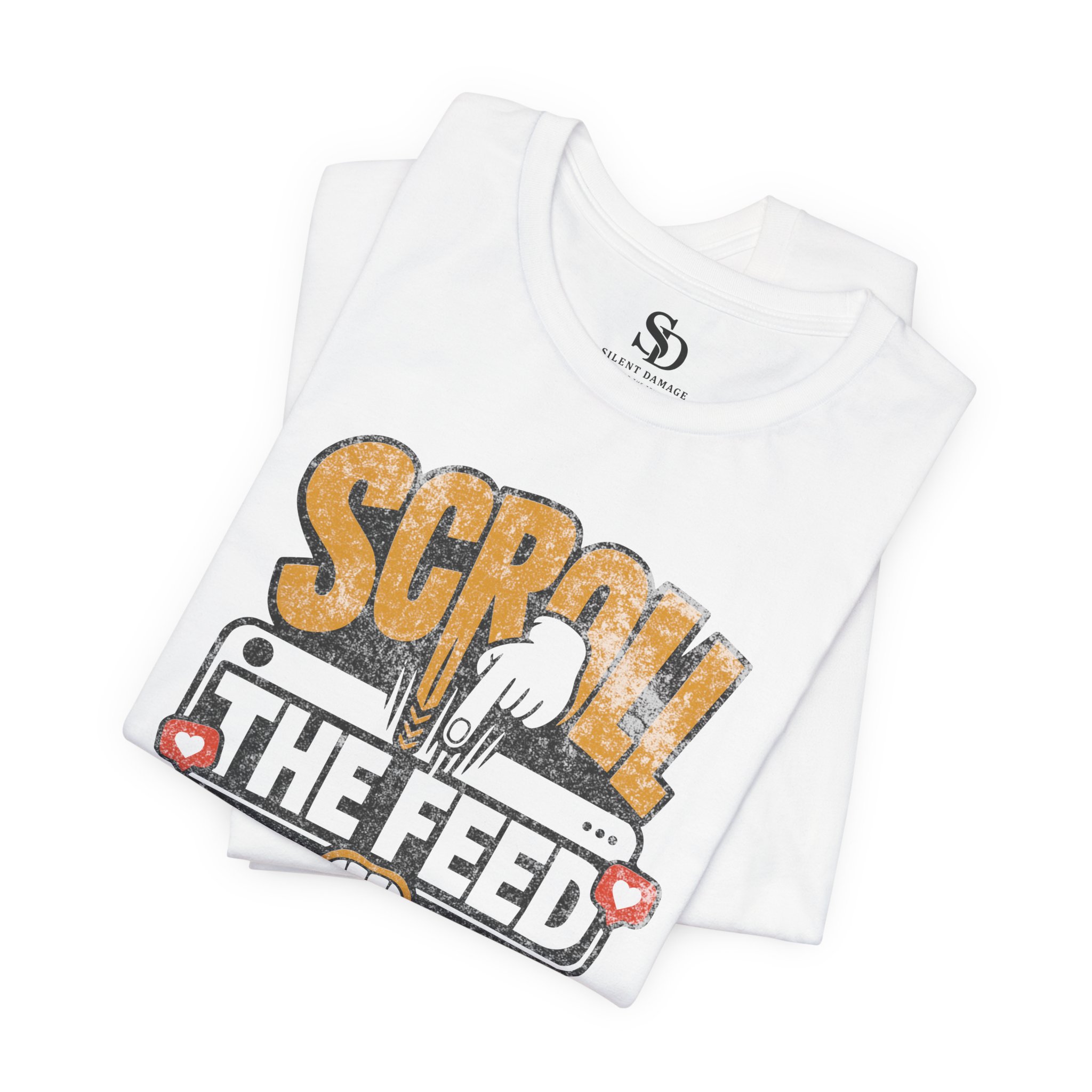 Scroll The Feed Feed My Soul - Social Media Graphic Tee Premium Streetwear - Image 13