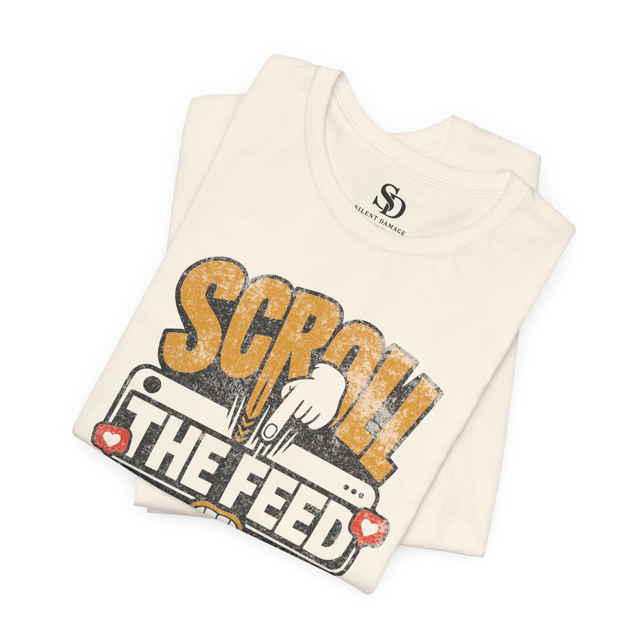 Scroll The Feed Feed My Soul - Social Media Graphic Tee Premium Streetwear - Image 10