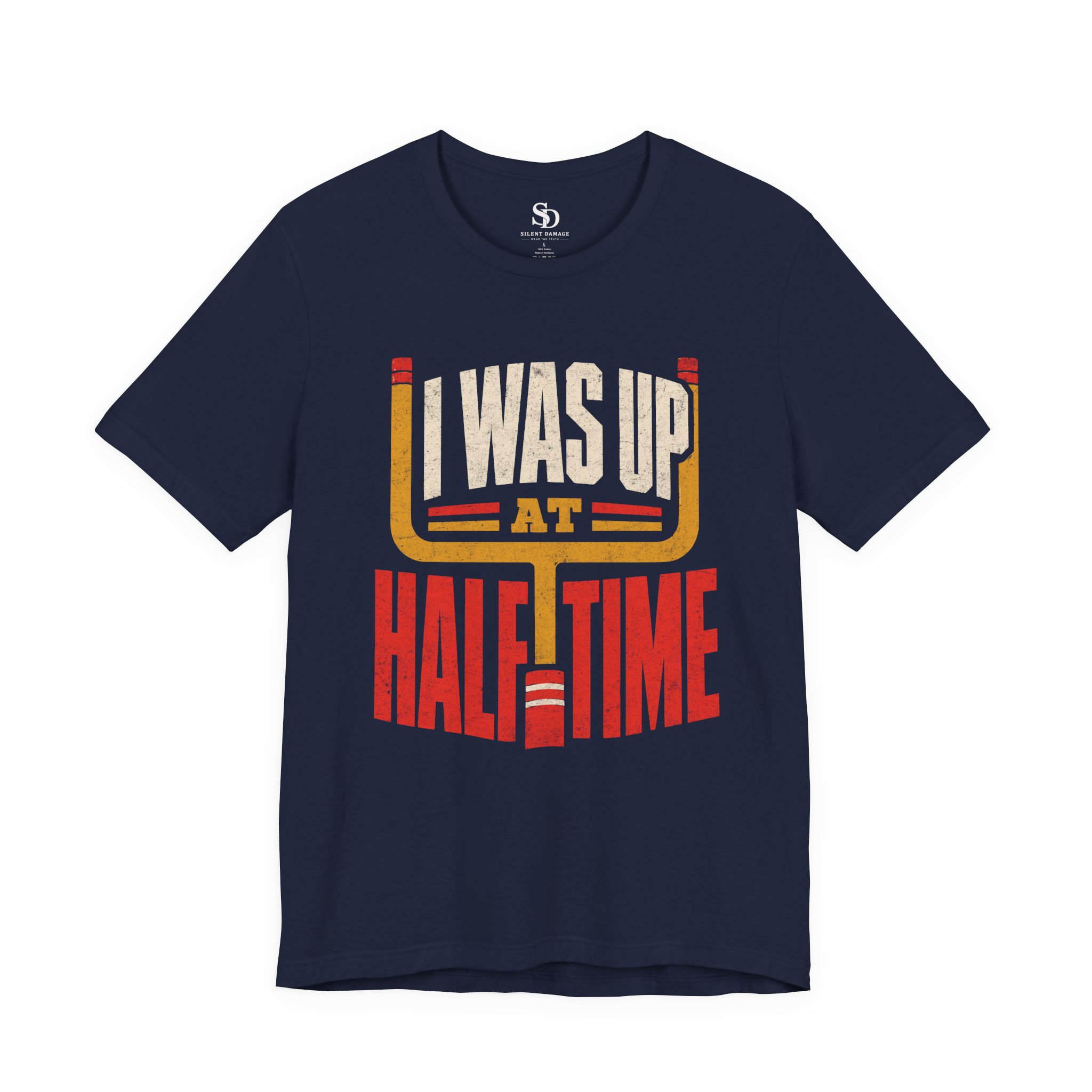 I Was Up At Halftime - Sports Betting Premium Streetwear Graphic Tee - Image 18