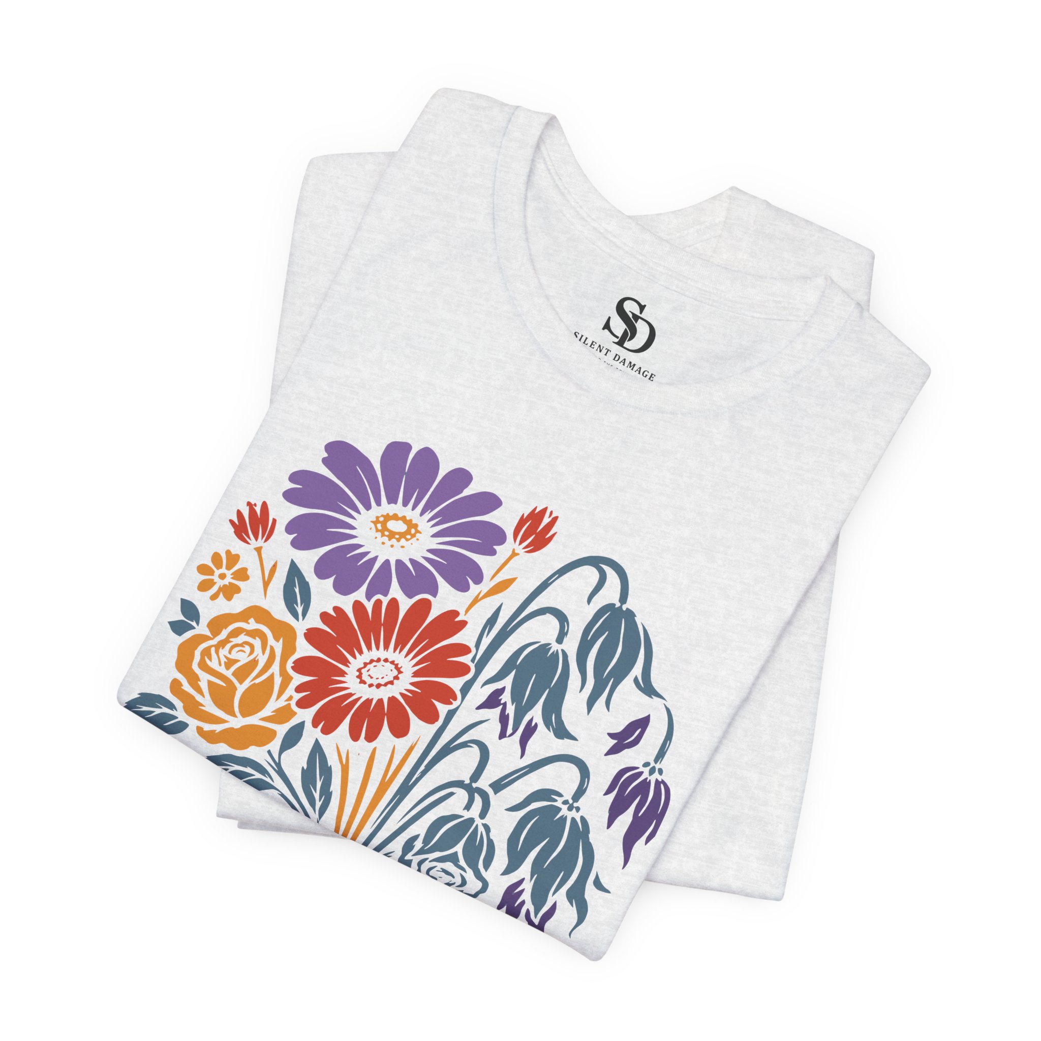 I Bloom In Public Wilt In Private - Floral Streetwear Graphic Tee - Image 13