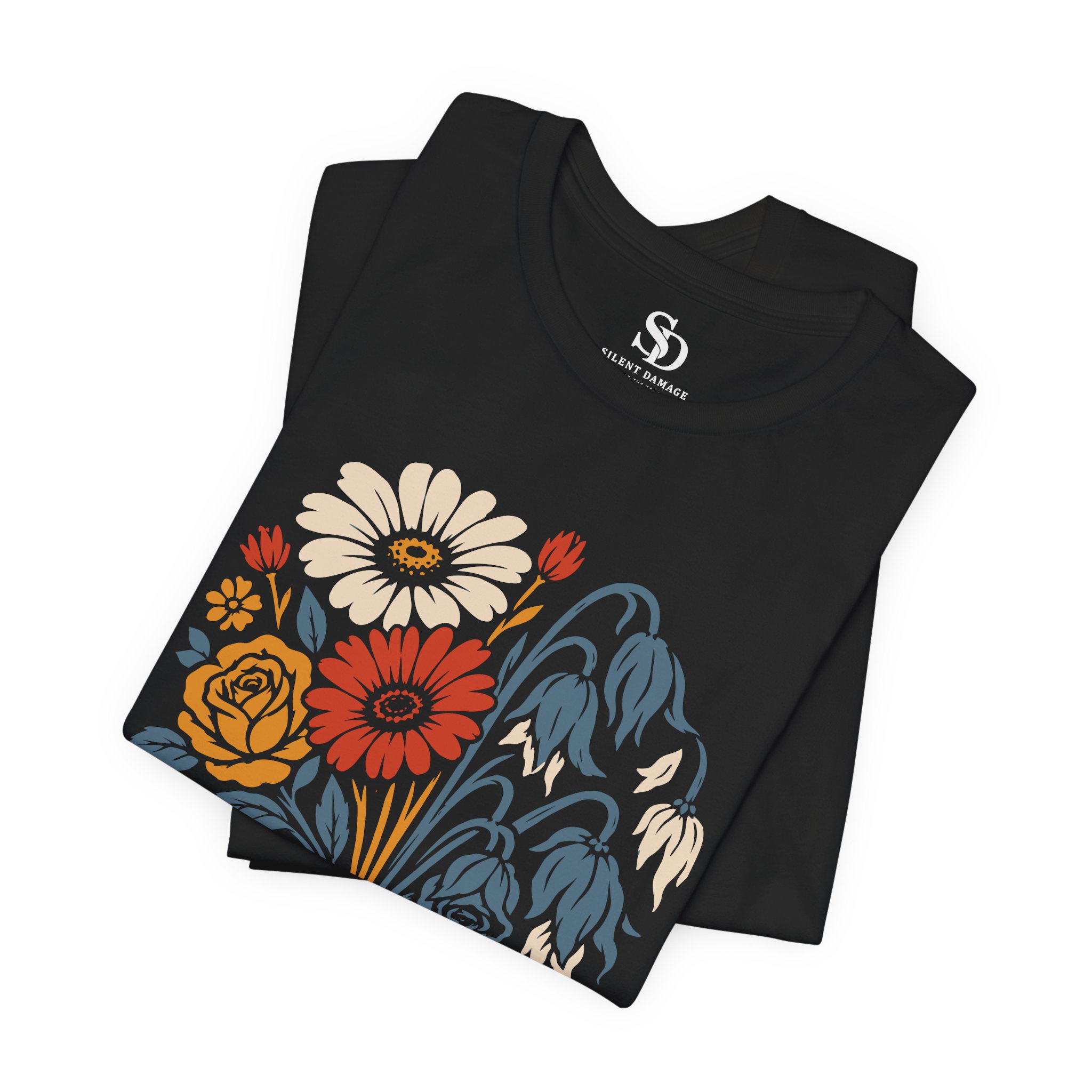 I Bloom In Public Wilt In Private - Floral Streetwear Graphic Tee - Image 8