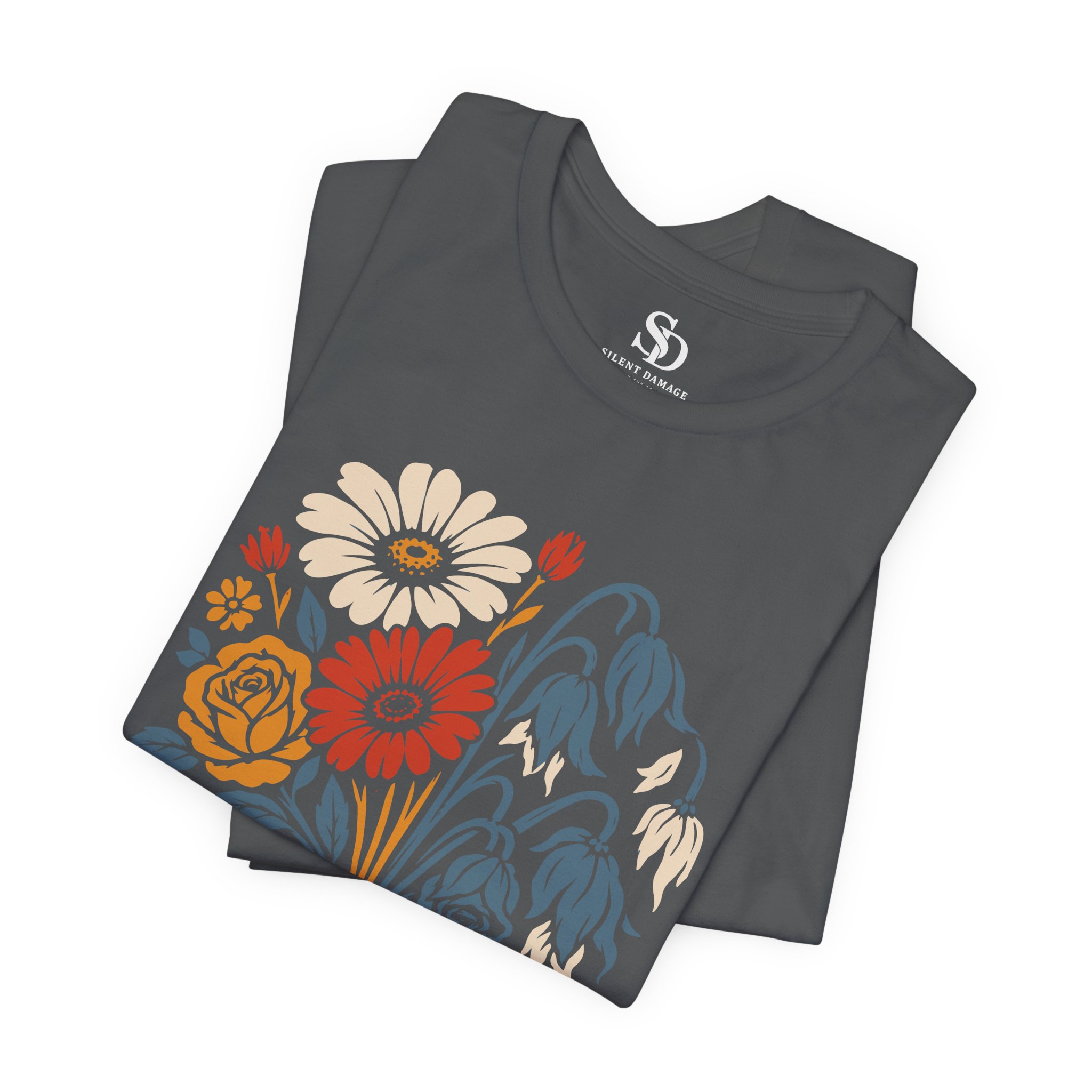 I Bloom In Public Wilt In Private - Floral Streetwear Graphic Tee - Image 21