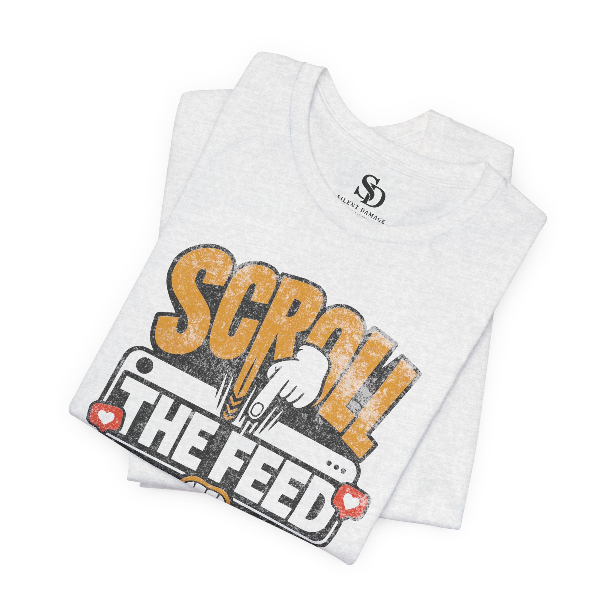 Scroll The Feed Feed My Soul - Social Media Graphic Tee Premium Streetwear - Image 15