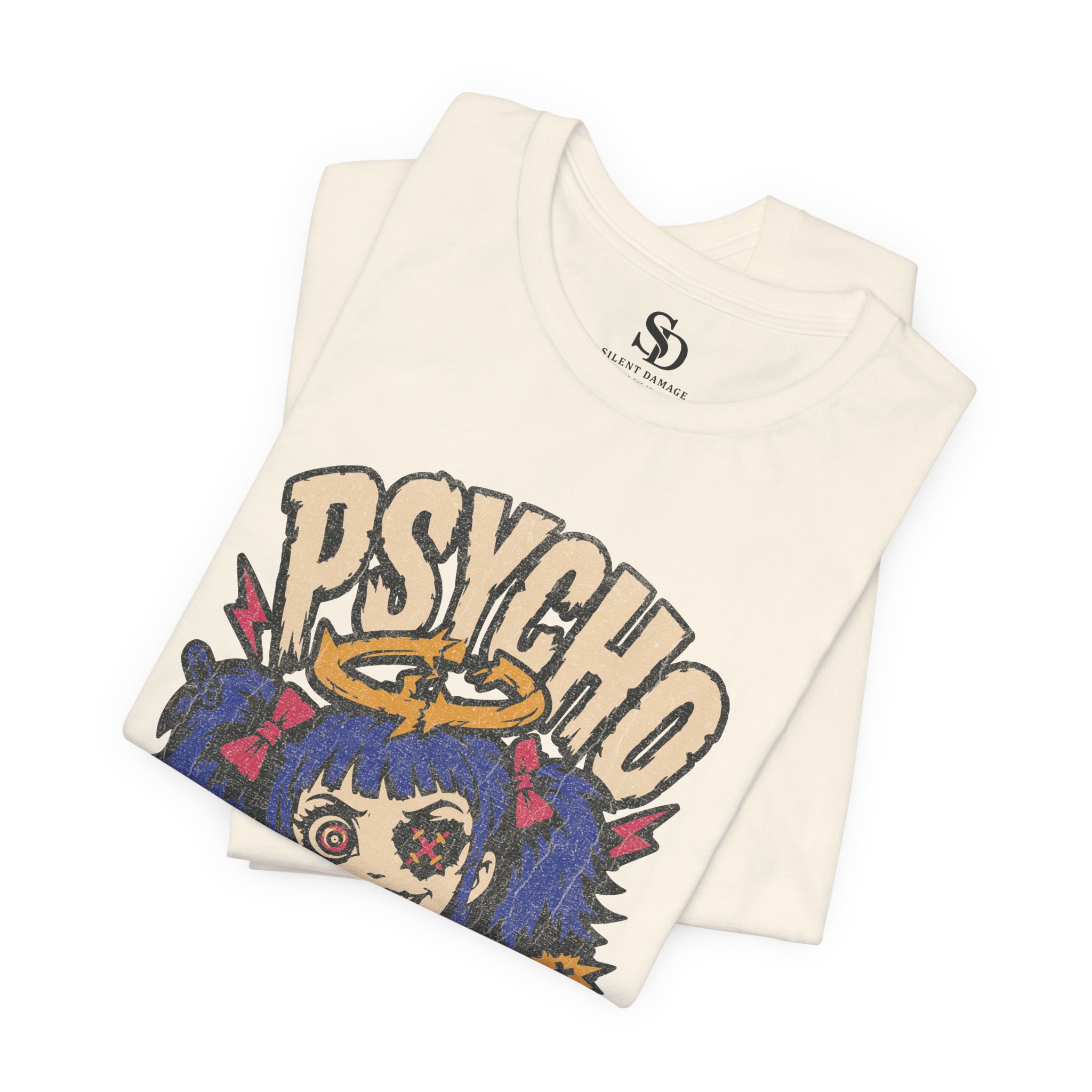 Psycho Sister | Dark Humor Alt Streetwear Premium Graphic Tee - Image 8