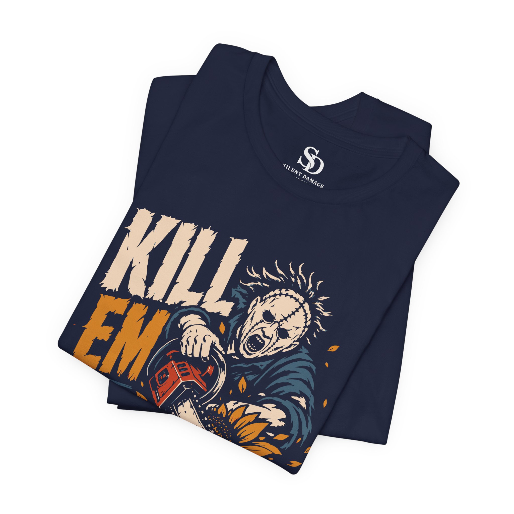 Kill Em With Kindness | Horror Humor Streetwear Premium Graphic Tee - Image 10
