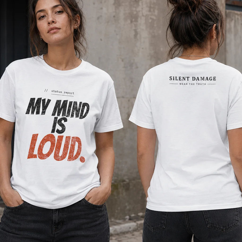 My Mind Is Loud - Bold Statement Streetwear Premium Graphic Tee - Image 3