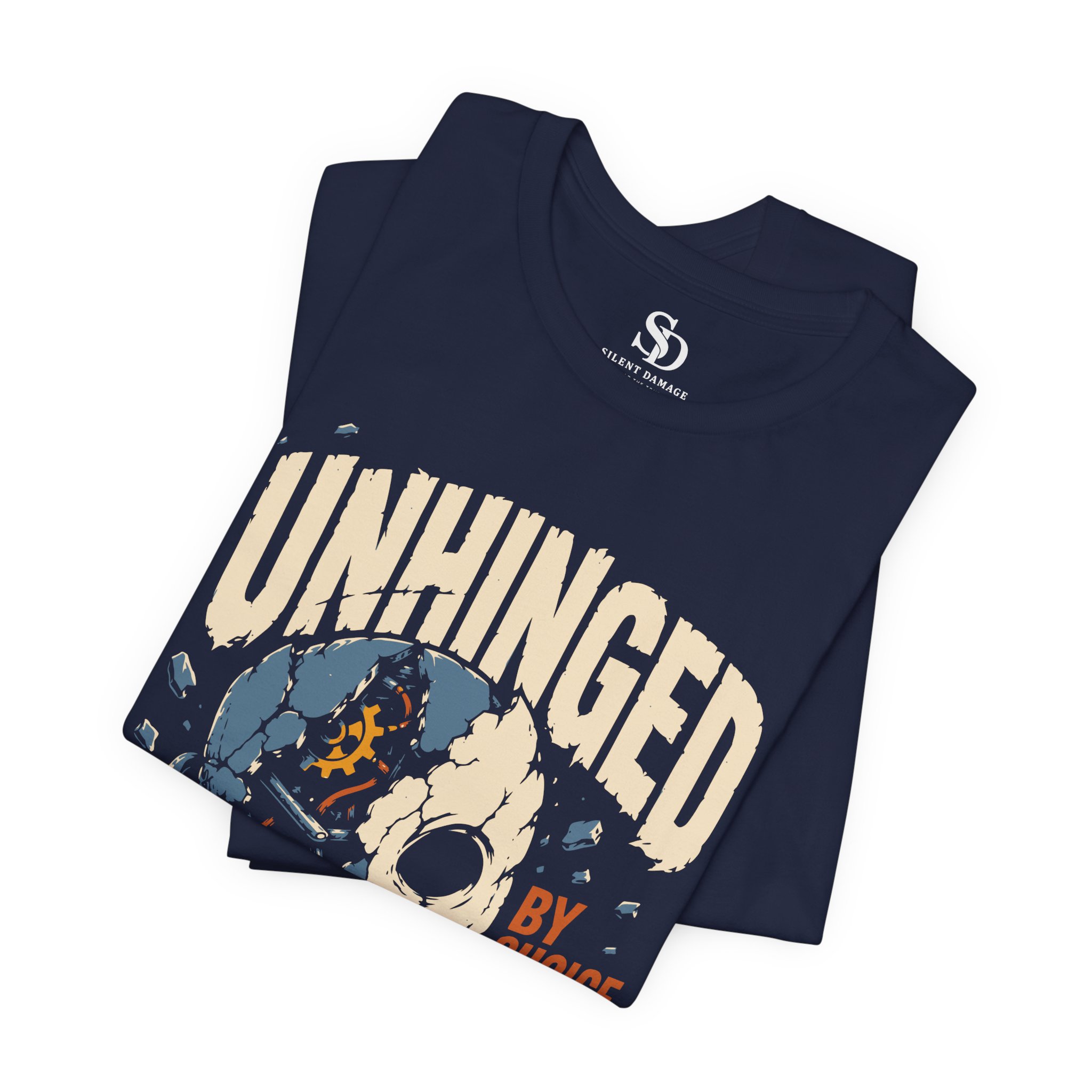 Unhinged By Choice T-Shirt | Mentally Unsupervised Graphic Streetwear Tee - Image 20
