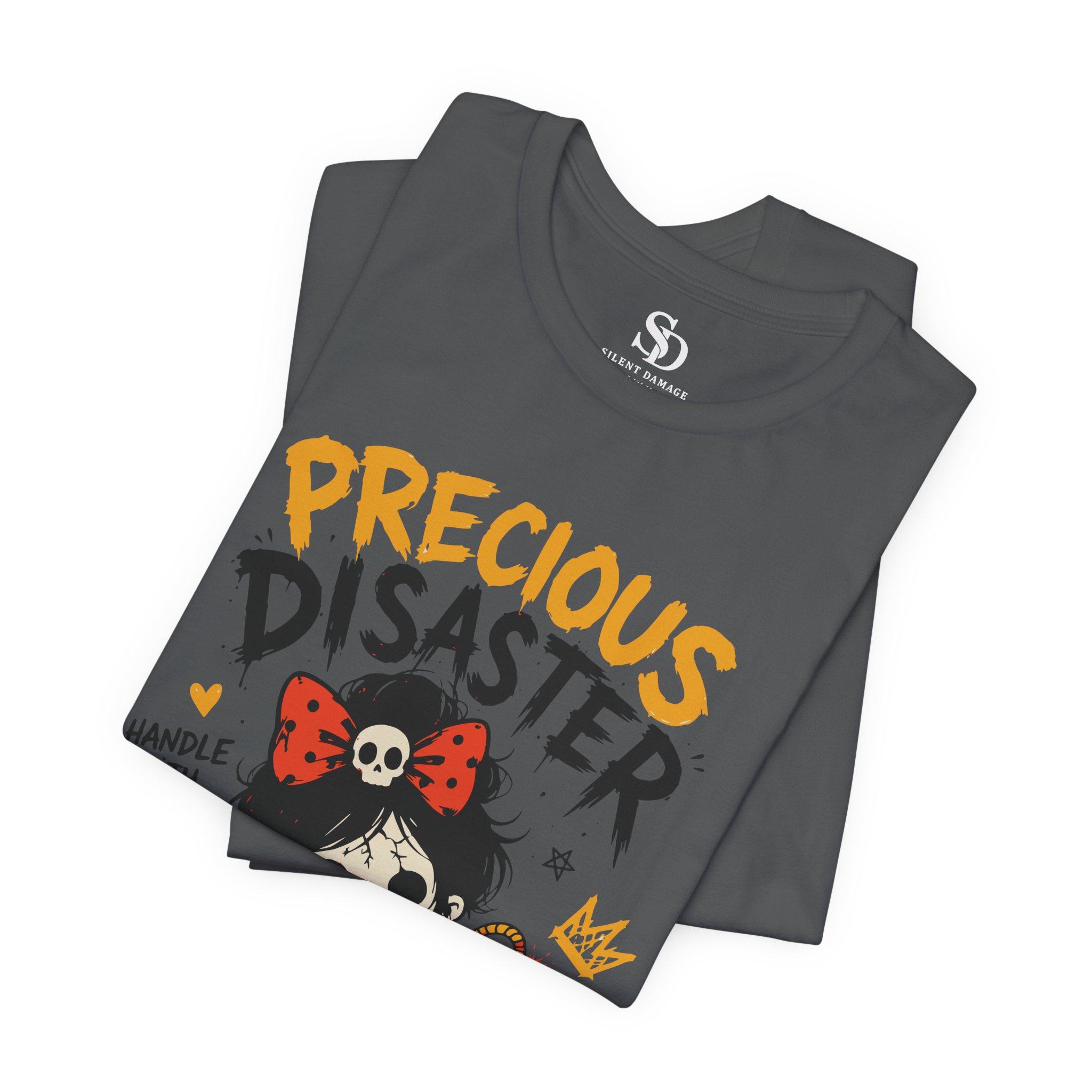 Precious Disaster | Caffeine Anxiety And Attitude Graphic Streetwear Tee - Image 21