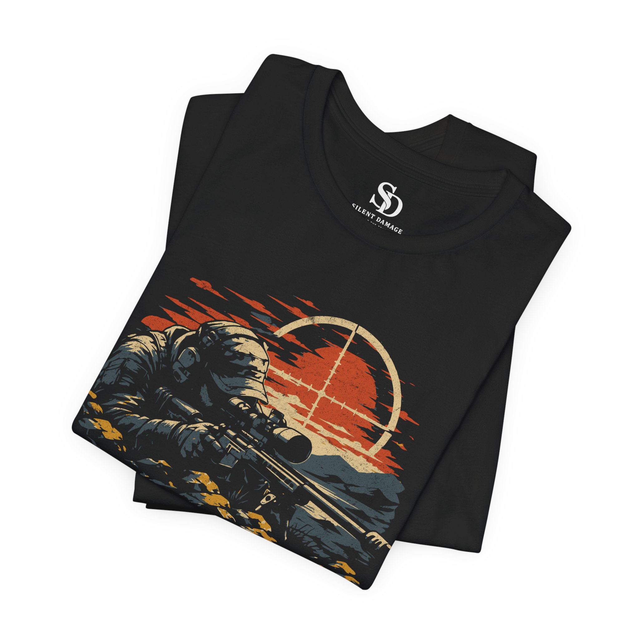 One Shot One Truth T-Shirt | Sniper Military Graphic Streetwear Tee - Image 6