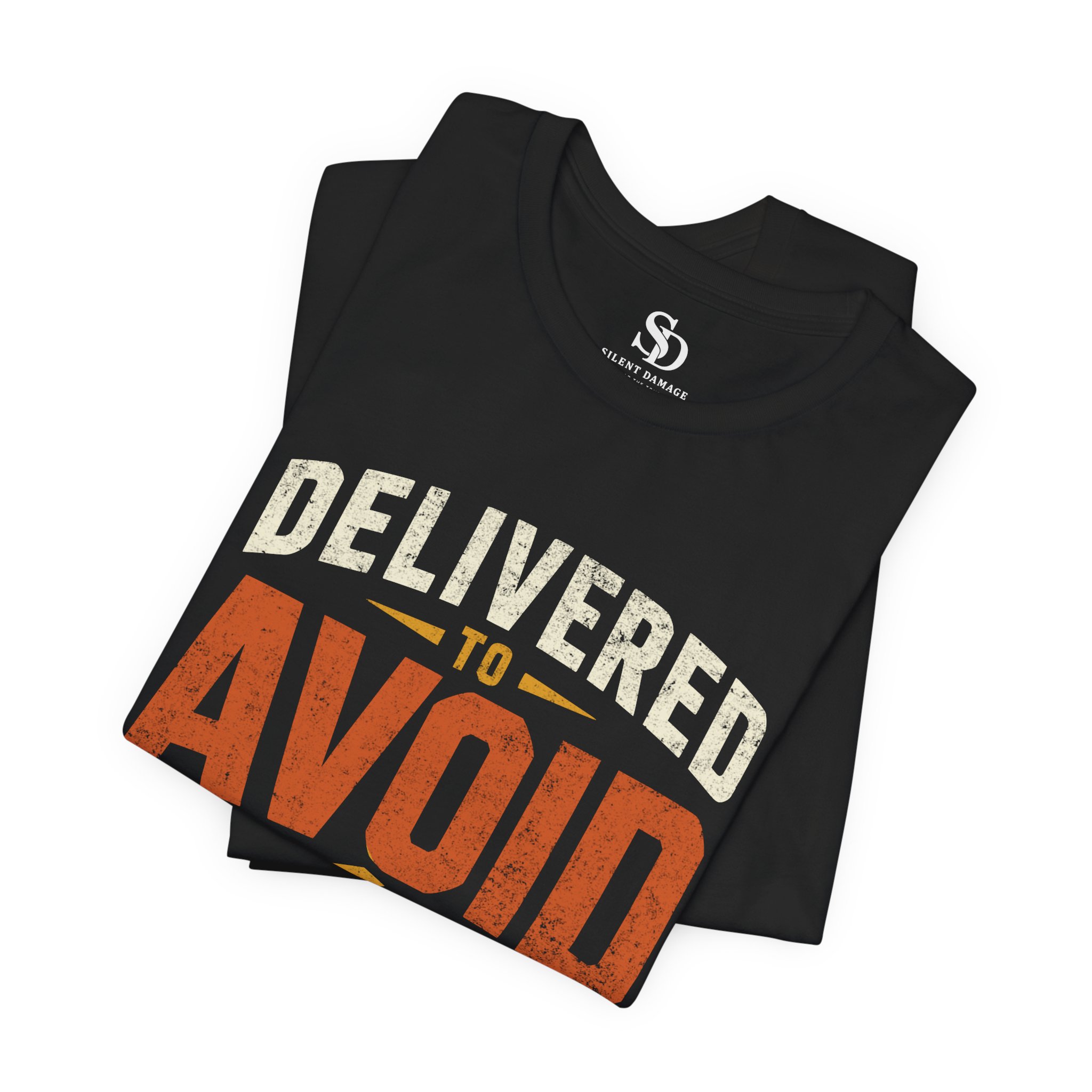 Delivered To Avoid People T-Shirt | Delivery Addiction Dark Humor Graphic Streetwear Tee - Image 8