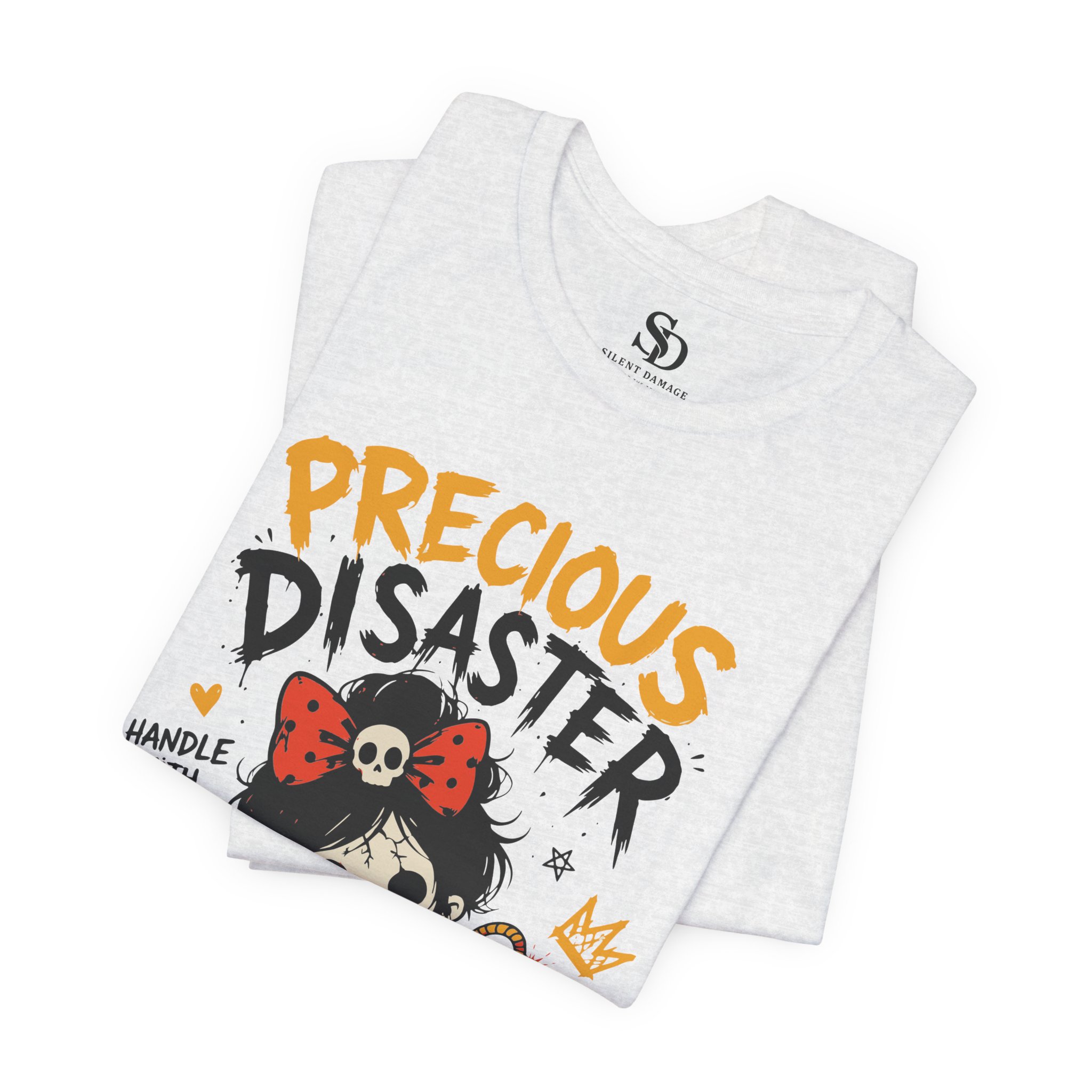 Precious Disaster | Caffeine Anxiety And Attitude Graphic Streetwear Tee - Image 15