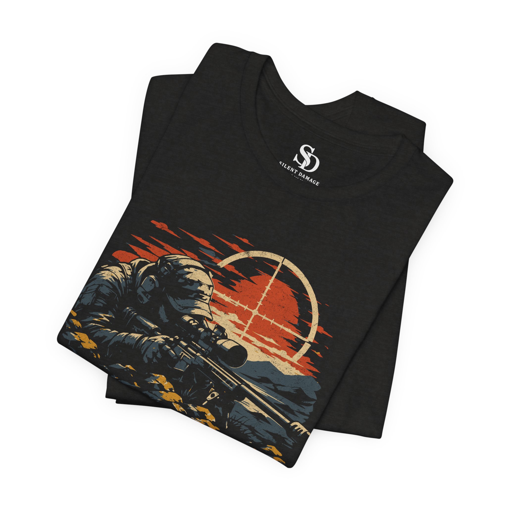 One Shot One Truth T-Shirt | Sniper Military Graphic Streetwear Tee - Image 8