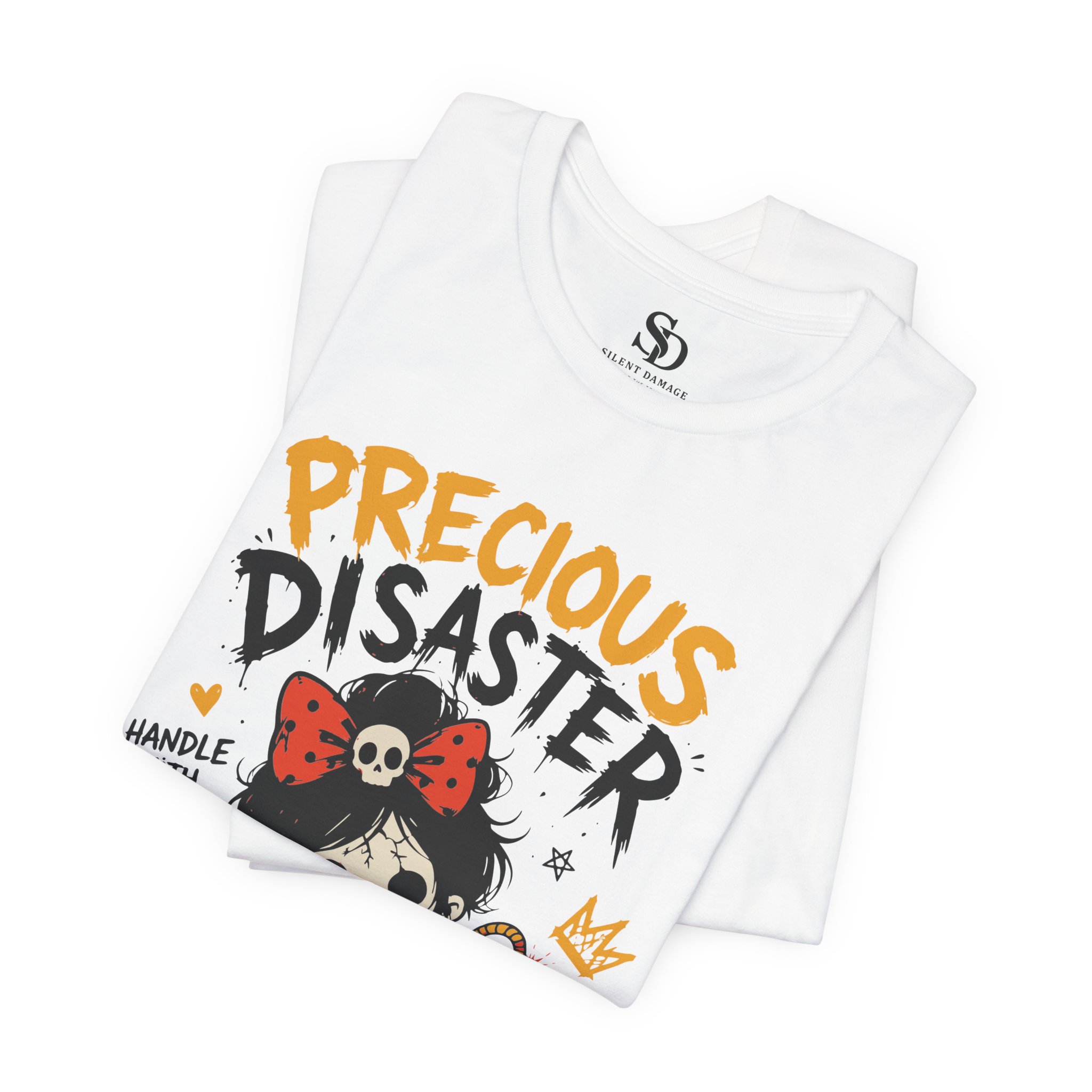 Precious Disaster | Caffeine Anxiety And Attitude Graphic Streetwear Tee - Image 13