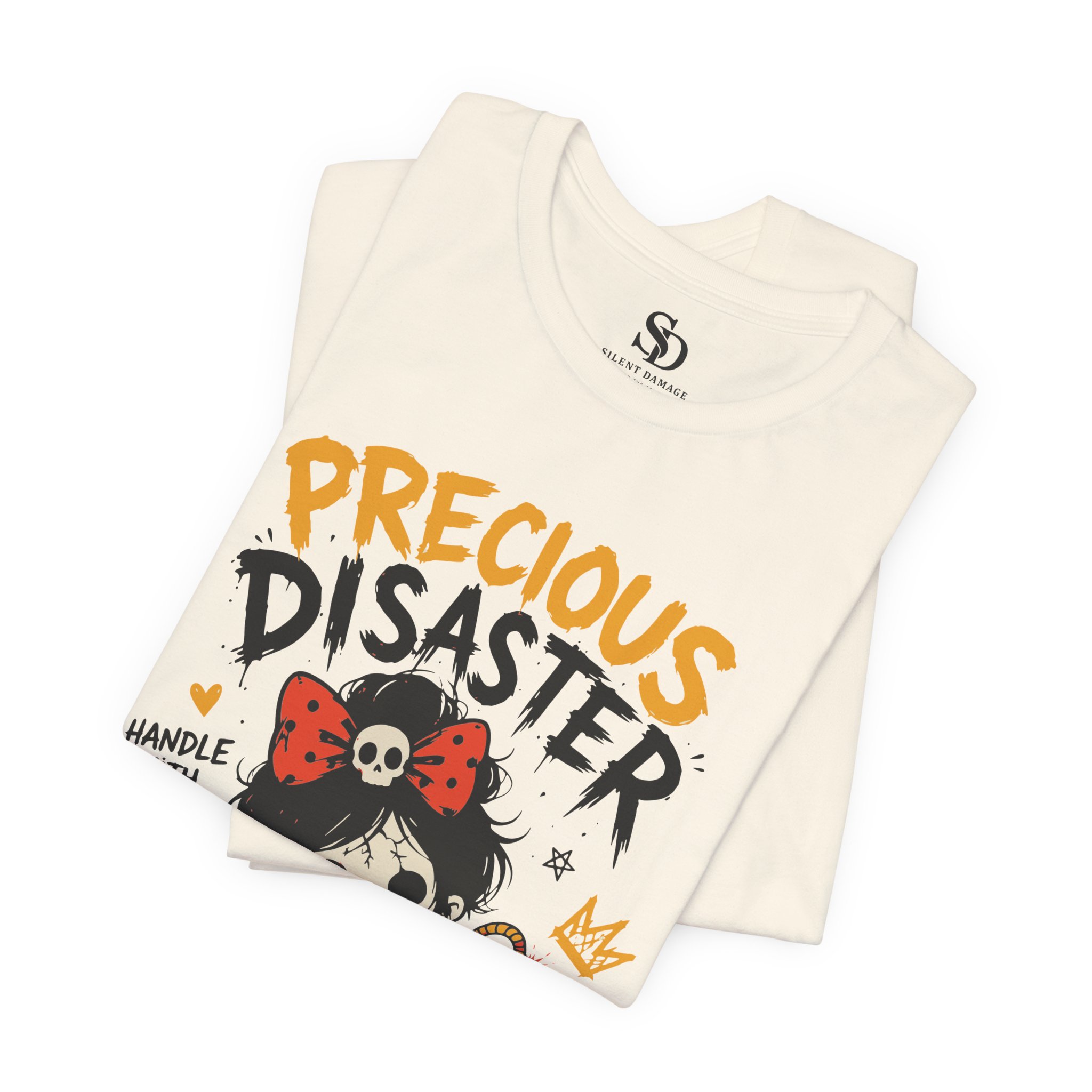 Precious Disaster | Caffeine Anxiety And Attitude Graphic Streetwear Tee - Image 10