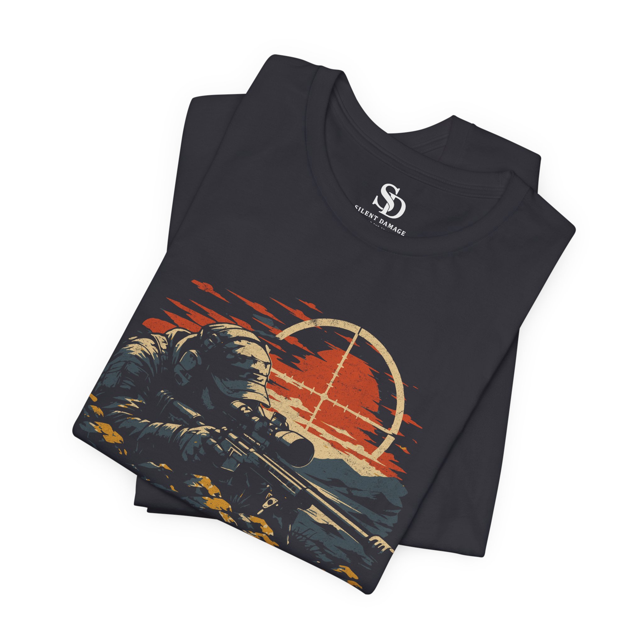 One Shot One Truth T-Shirt | Sniper Military Graphic Streetwear Tee - Image 14