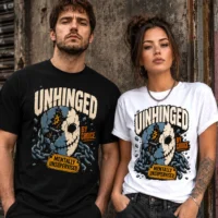 Unhinged By Choice T-Shirt | Mentally Unsupervised Graphic Streetwear Tee
